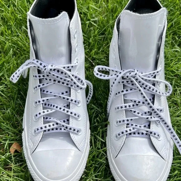CONVERSE MILEY CYRUS LIMITED EDITION COLOR WHITE/SIZE 11 UNISEX(MEN’S-WOMEN’S) - Picture 5 of 6